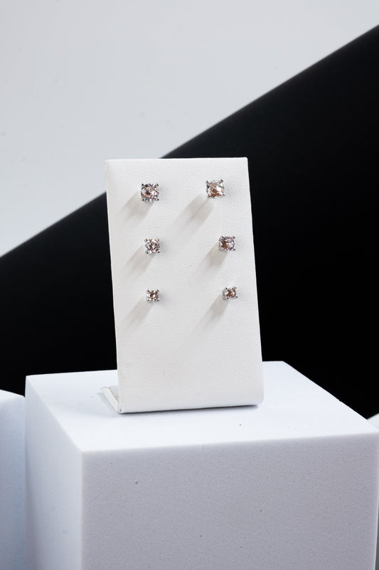 SET ORECCHINI PUNTI LUCE ARGENTO