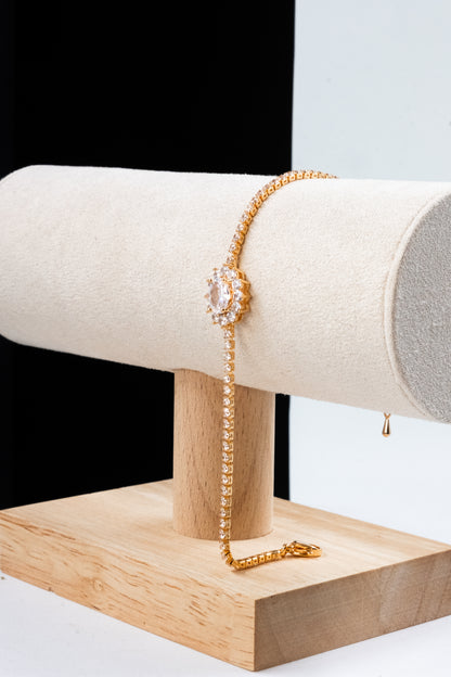 BRACCIALE KATE ORO & BIANCO