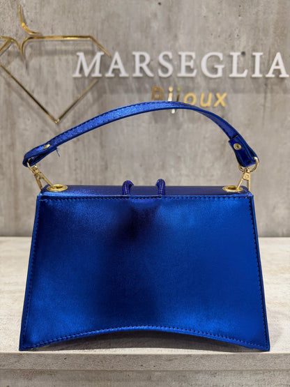 POCHETTE METAL BLU ELETTRICO