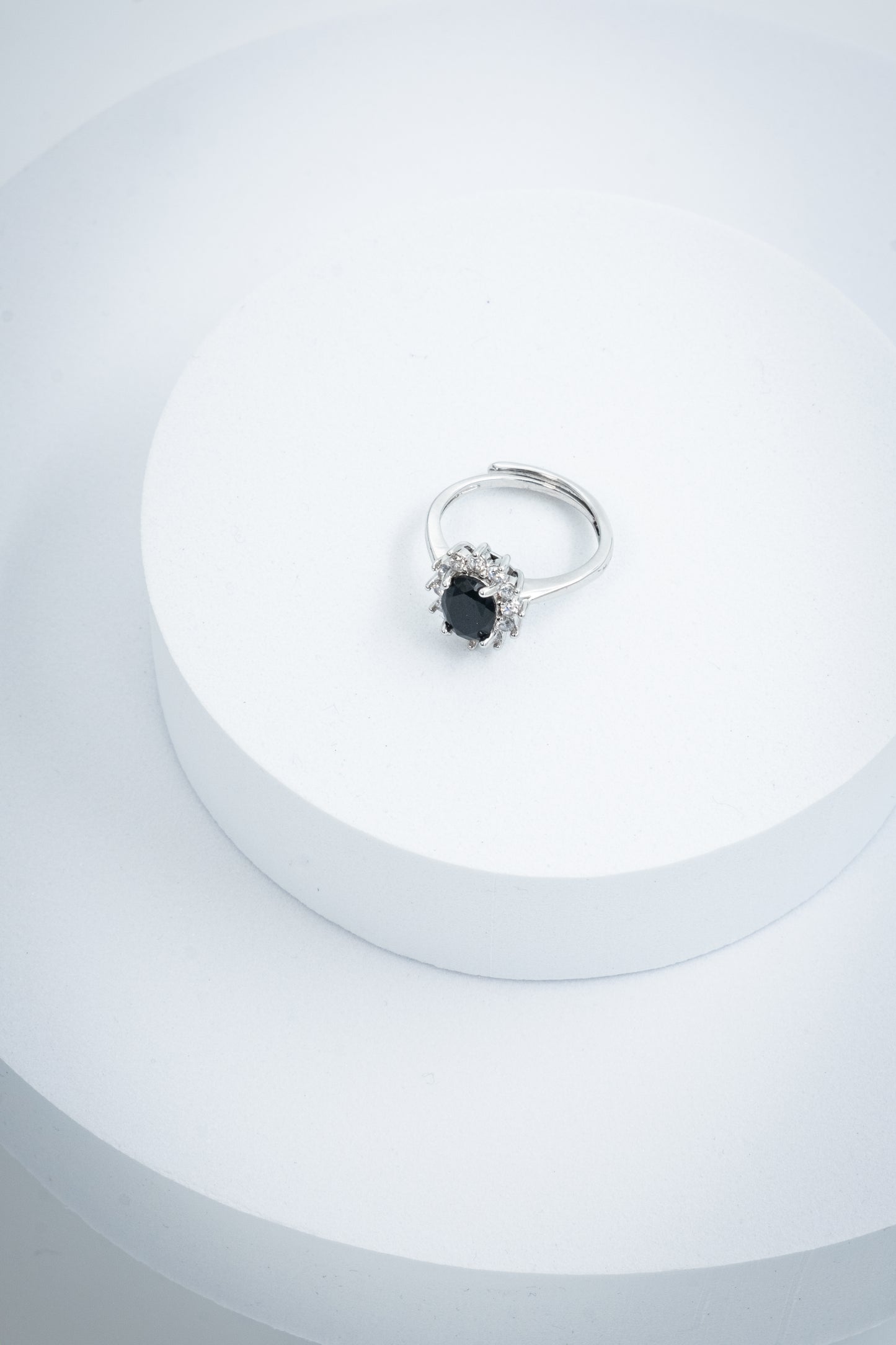 ANELLO KATE ARGENTO & NERO