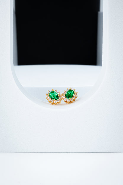 Completo "Kate" 4 pezzi: Oro e Verde