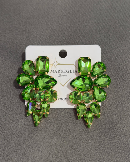 ORECCHINI FASHION VERDE CHIARO