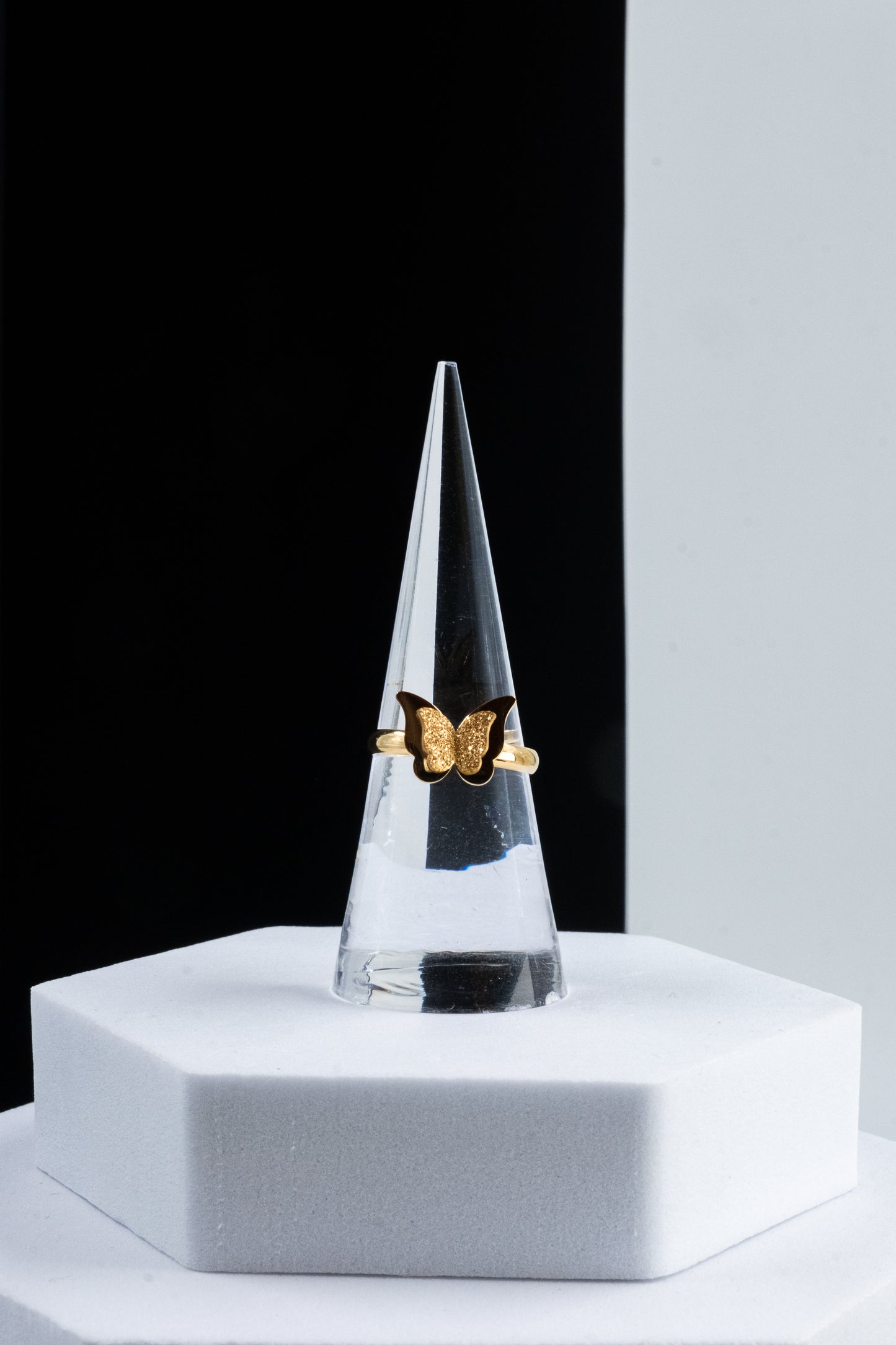 ANELLO FARFALLA 3D ORO