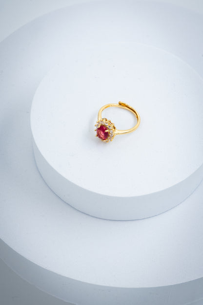 ANELLO KATE ORO & ROSSO