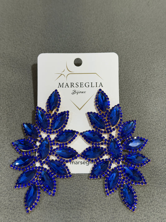 ORECCHINI FASHION BLU ELETTRICO