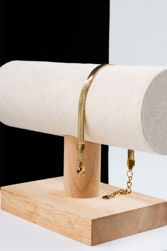 BRACCIALE SNAKE ORO 5 MM