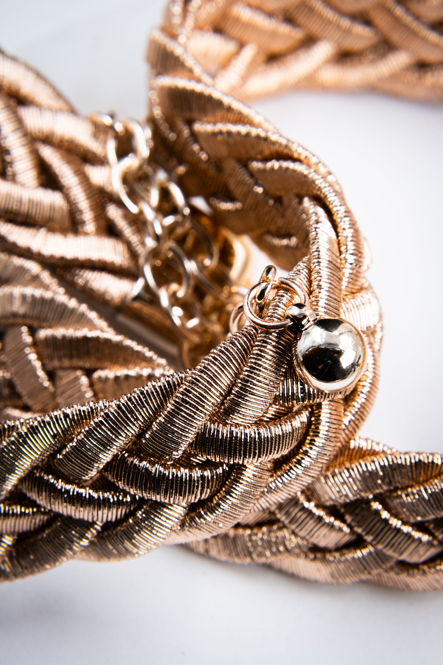 CINTURA LUREX ORO ROSA