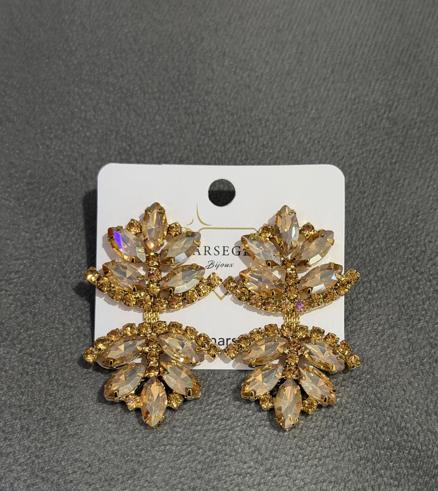ORECCHINI FASHION CHAMPAGNE