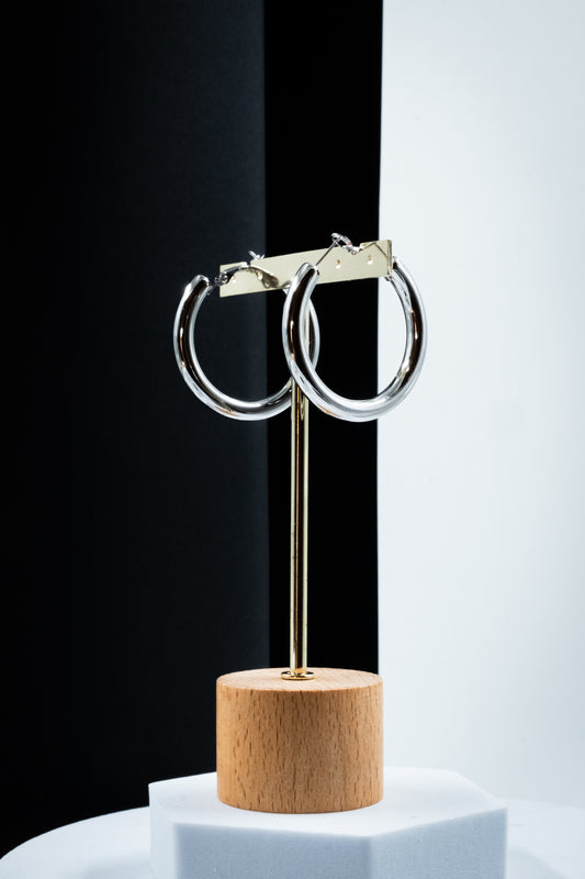 CERCHI A TUBO ARGENTO 40 mm