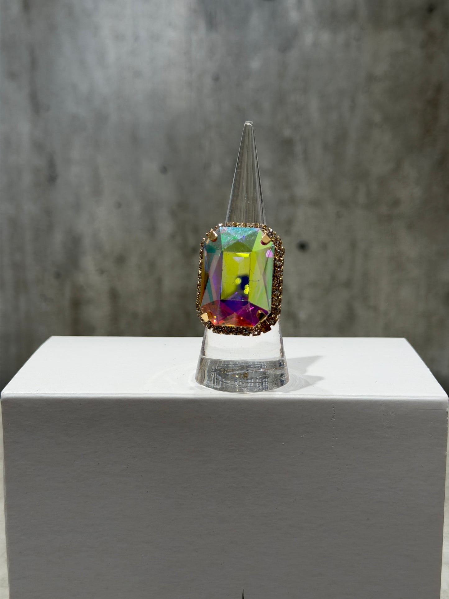 ANELLO RETTANGOLARE FASHION BOREALE