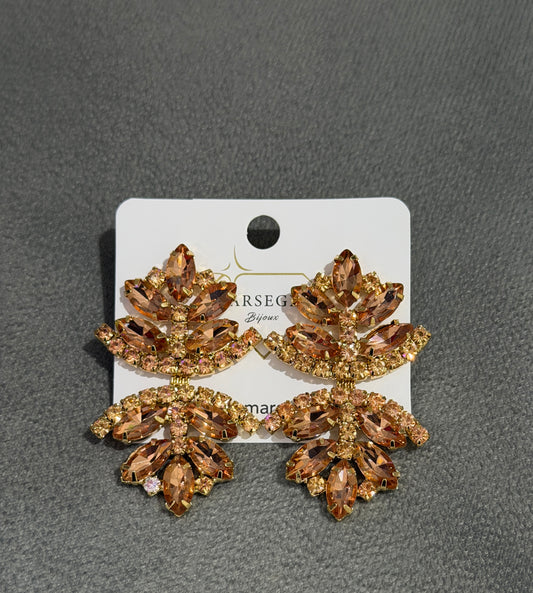 ORECCHINI FASHION ROSA ANTICO