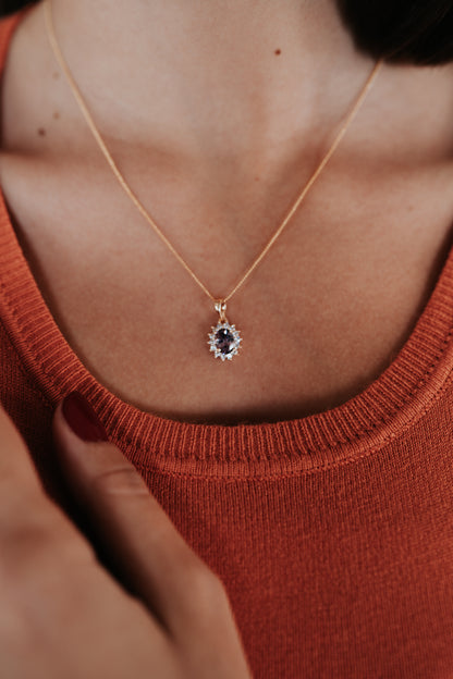 Completo "Kate" 4 pezzi: Oro e Viola