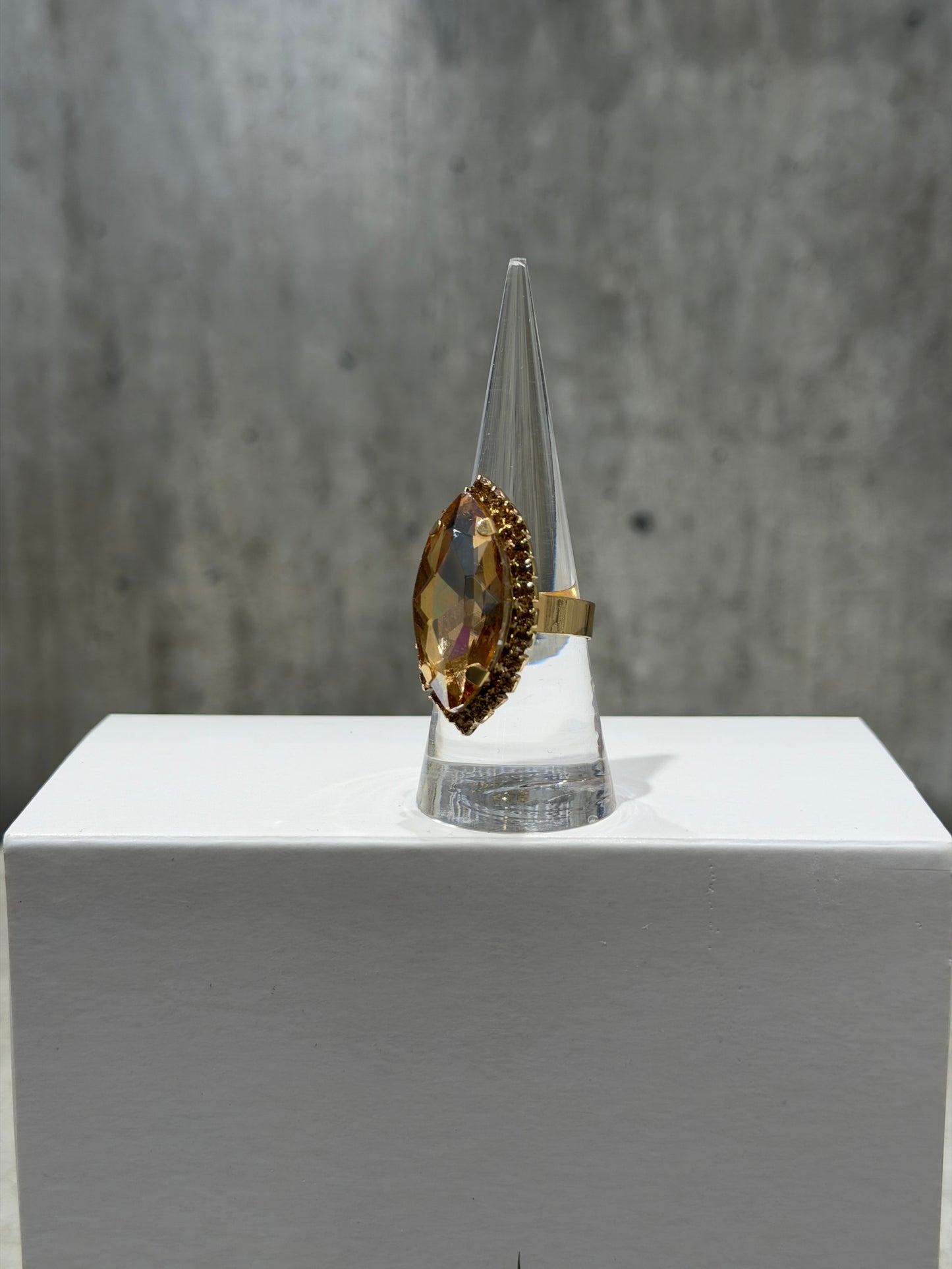 ANELLO GOCCIA FASHION CHAMPAGNE