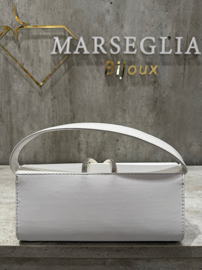 POCHETTE BIMATERIALE BIANCO