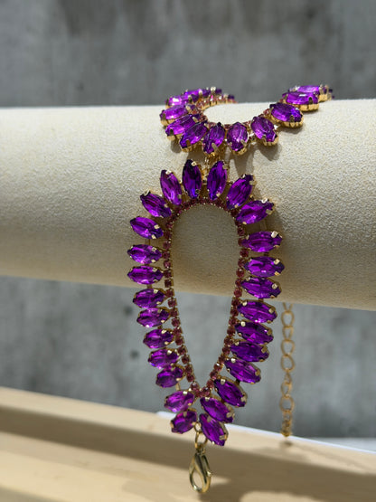 BRACCIALE A FASCIA FASHION VIOLA
