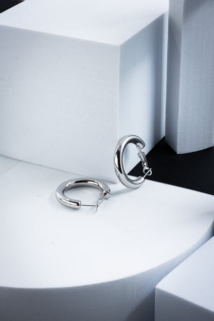 CERCHI A TUBO ARGENTO 30 mm