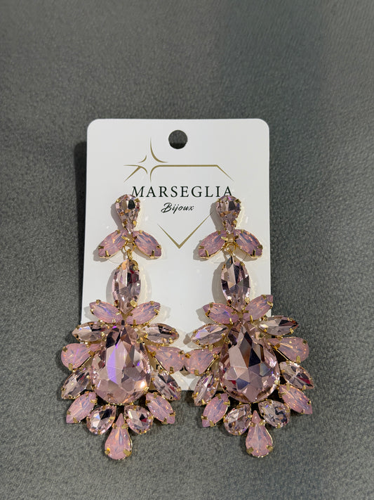 ORECCHINI FASHION ROSA