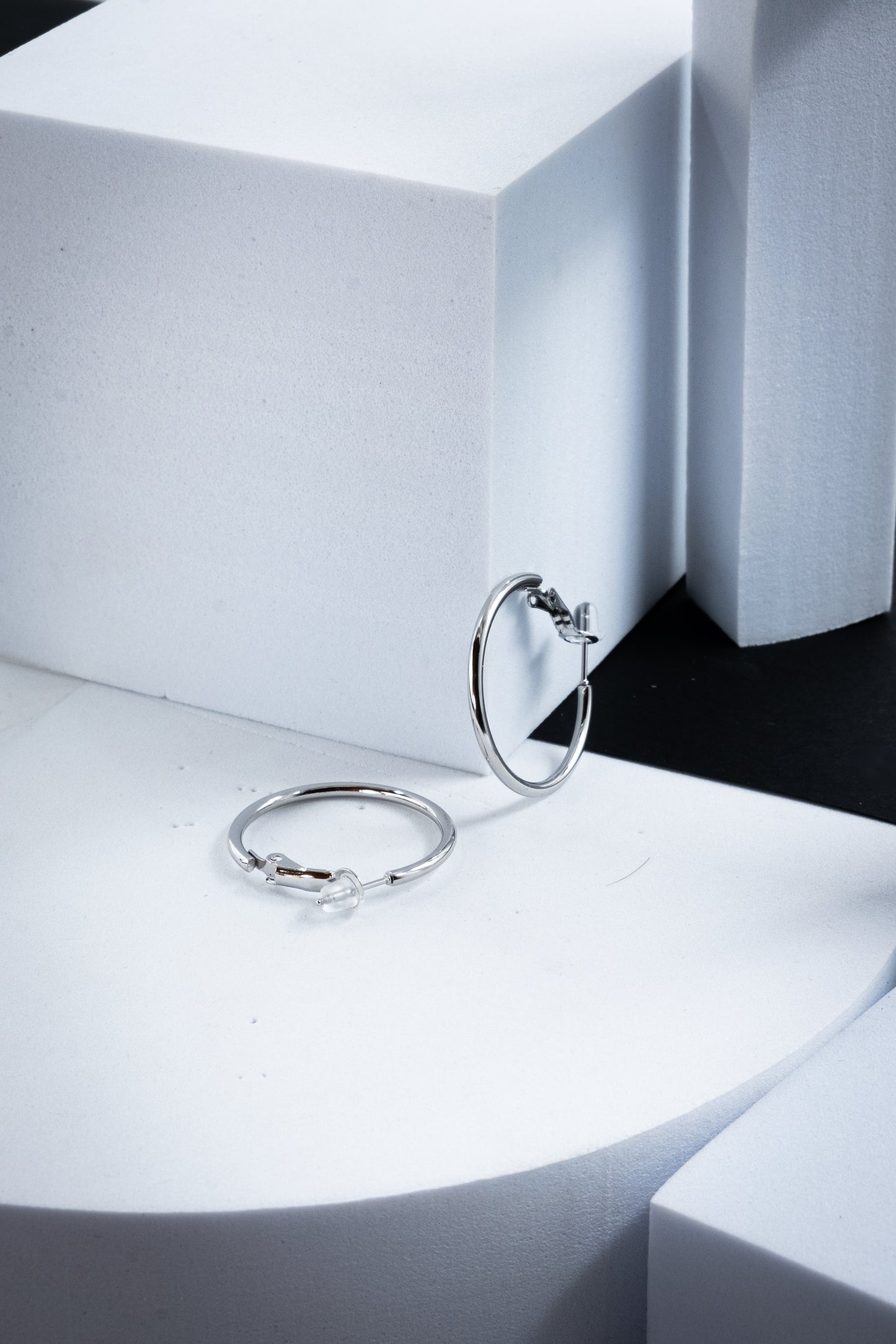 CERCHI SOTTILI ARGENTO 30 mm