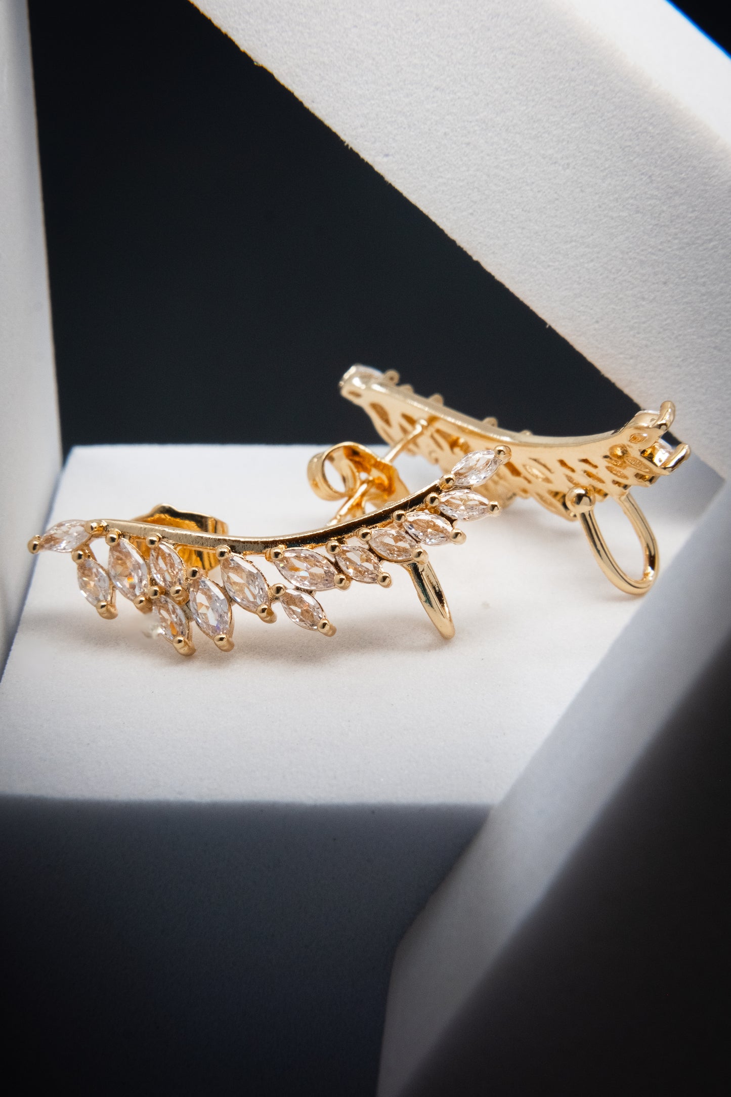 ORECCHINI EAR CUFF GOCCIE ORO