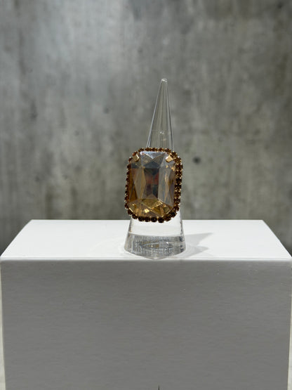 ANELLO RETTANGOLARE FASHION CHAMPAGNE