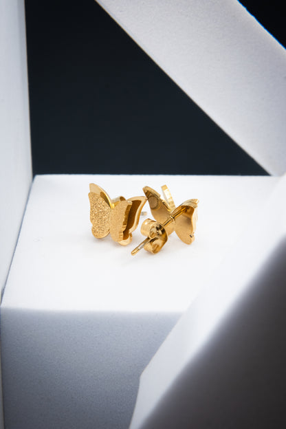 ORECCHINI FARFALLA 3D ORO