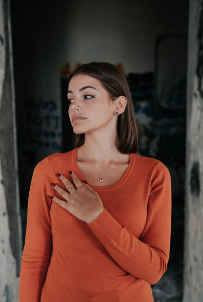 Completo "Kate" 4 pezzi: Oro e Viola