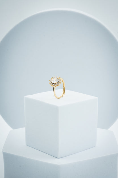 ANELLO KATE ORO & BIANCO