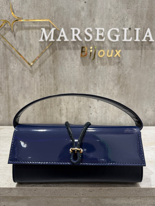 POCHETTE BIMATERIALE BLU NOTTE