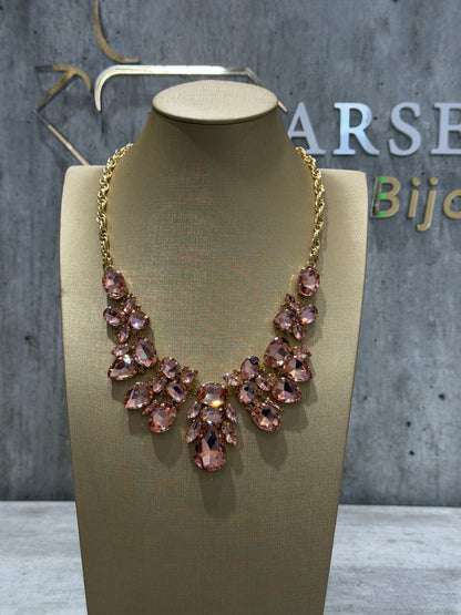 COLLANA FASHION ROSA ANTICO