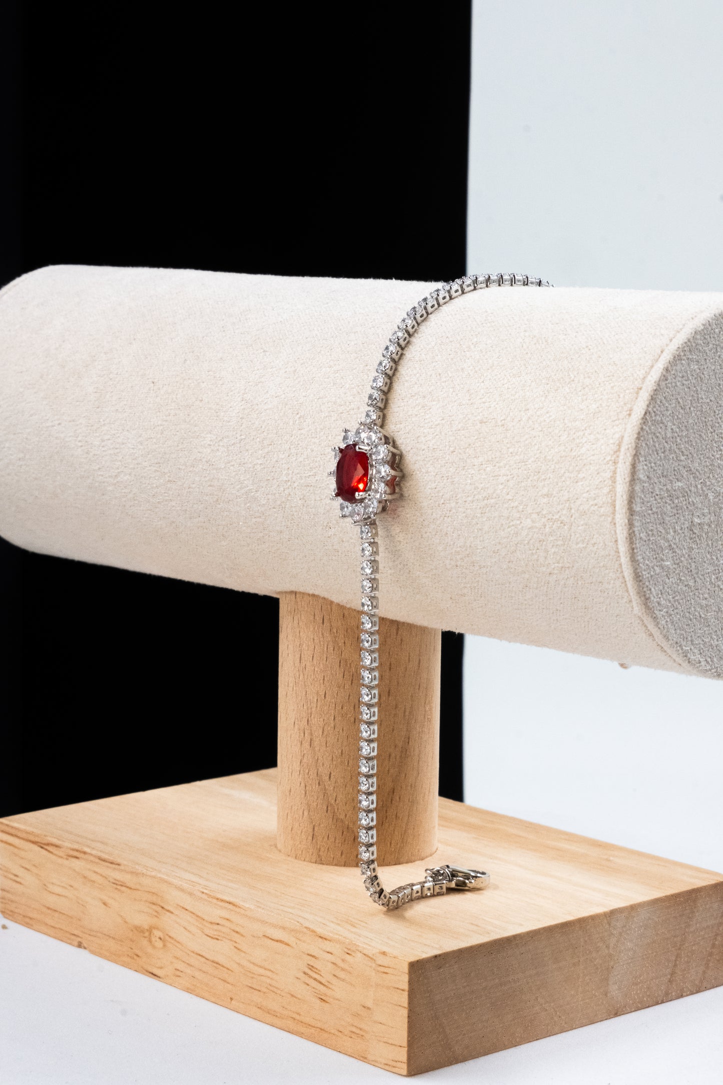 BRACCIALE KATE ARGENTO & ROSSO