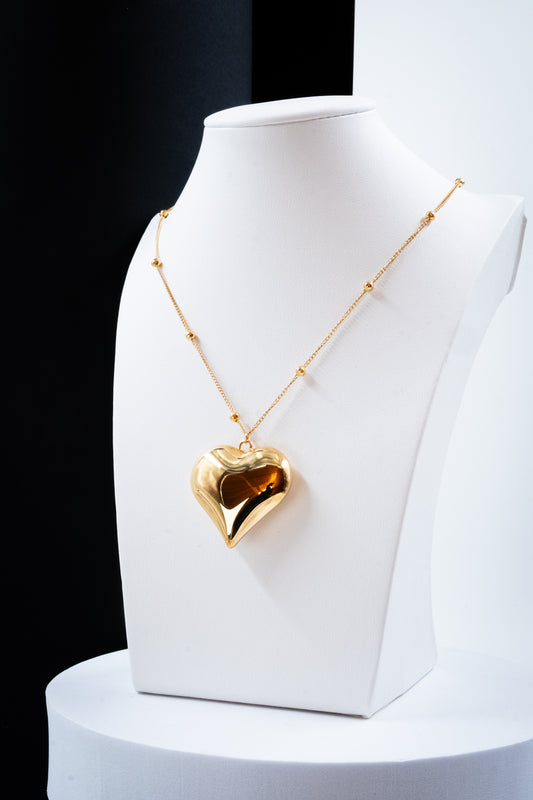 COLLANA CUORE GRANDE ORO