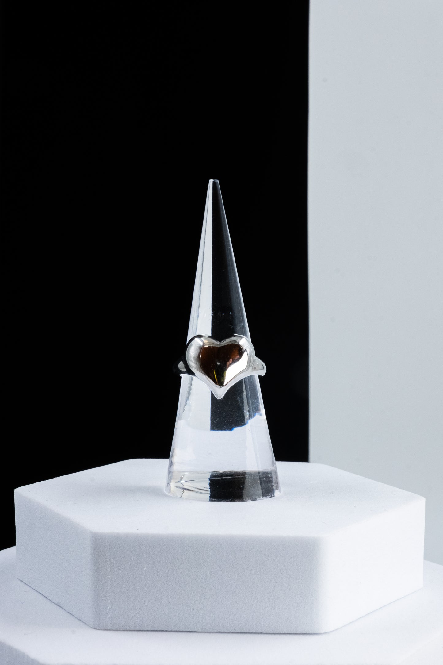 ANELLO CUORE ARGENTO