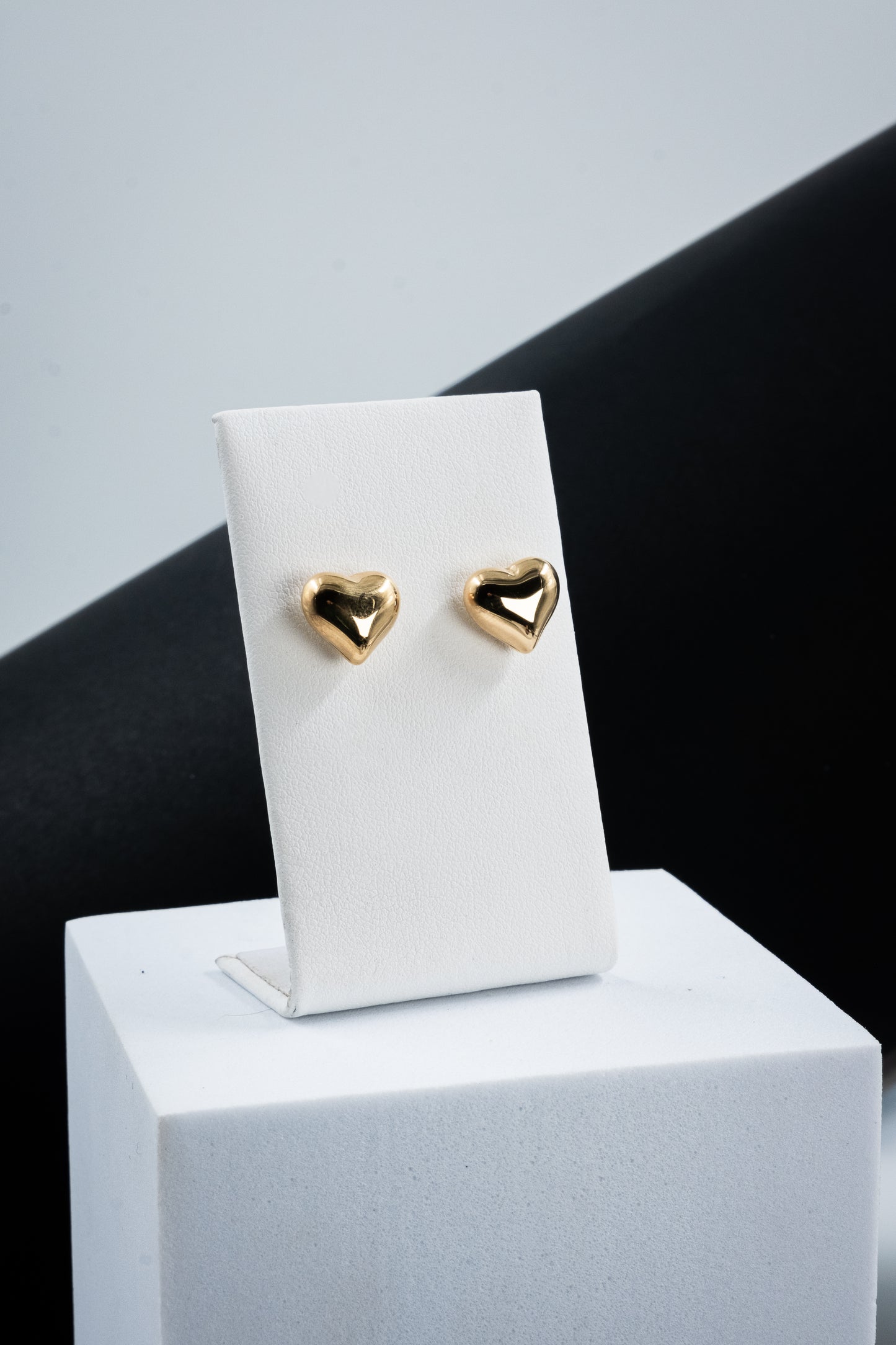 ORECCHINI CUORE ORO 1 CM