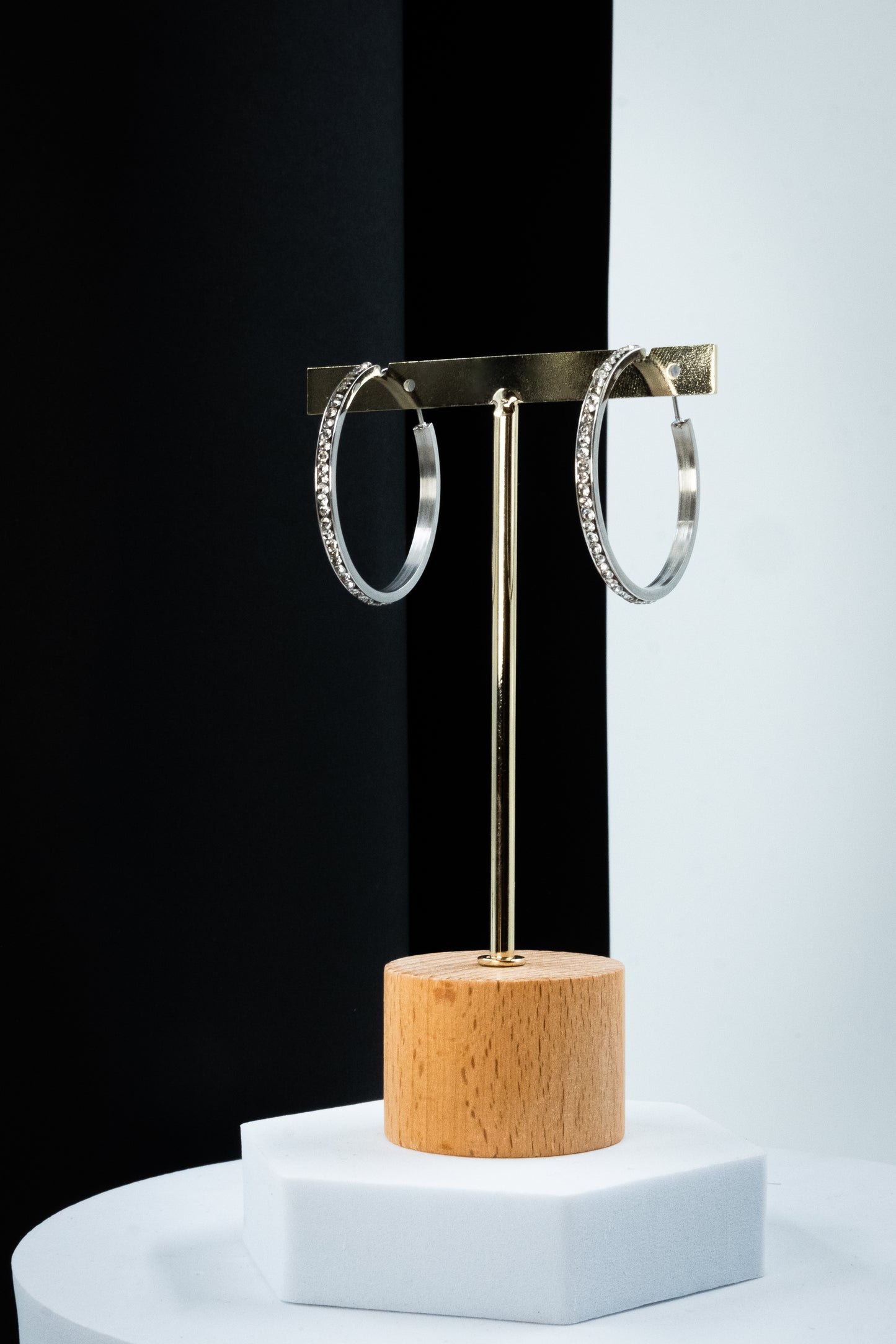 CERCHI DIAMOND ARGENTO 40 mm