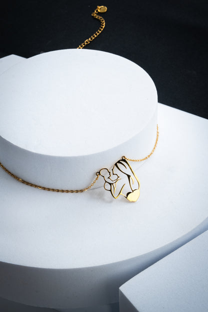COLLANA MAMMA & FIGLIO ORO