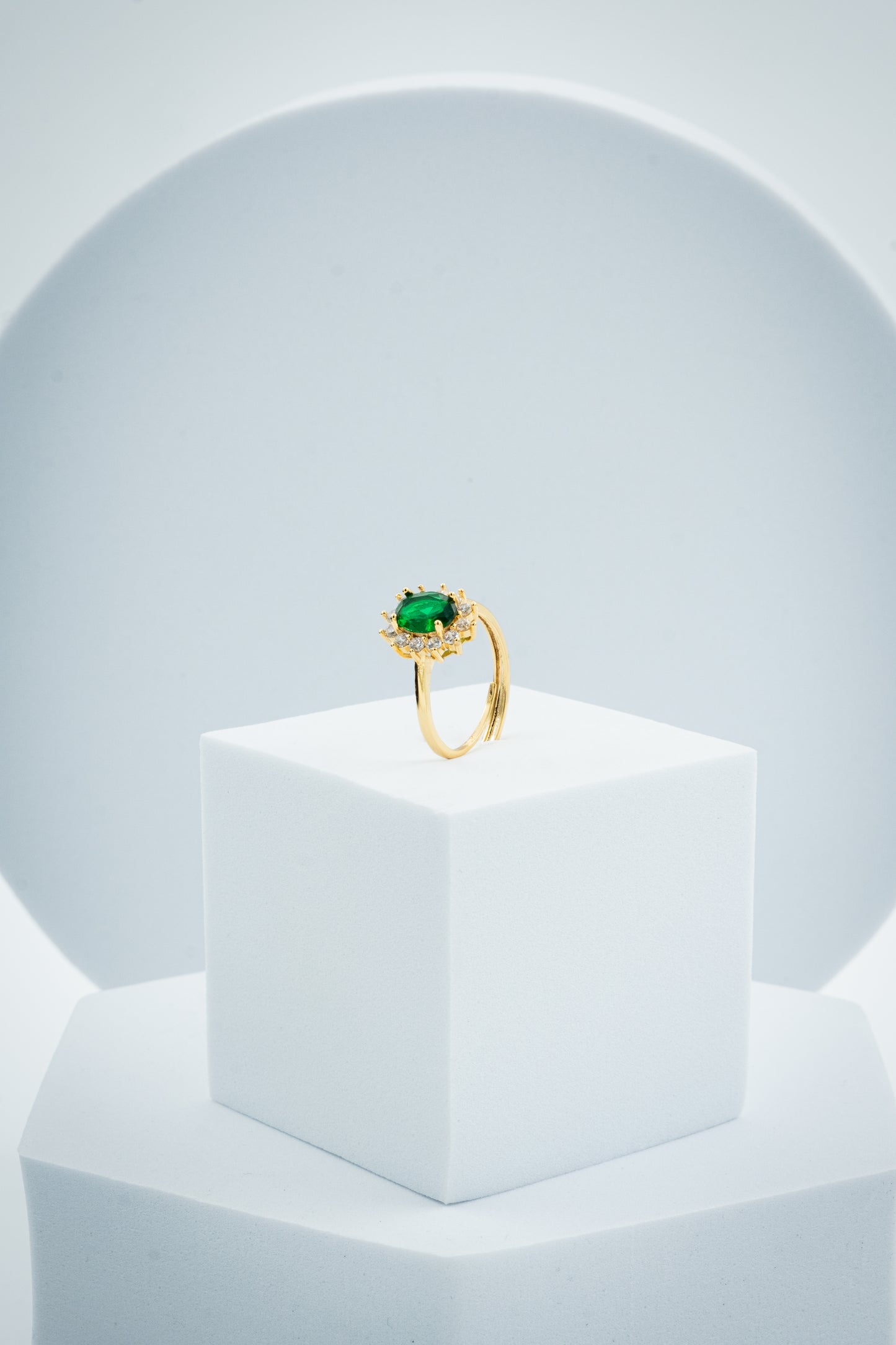 ANELLO KATE ORO & VERDE