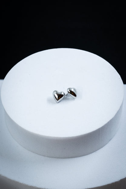 SET ORECCHINI CUORI ARGENTO