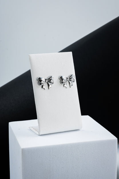 ORECCHINI FIOCCO ARGENTO