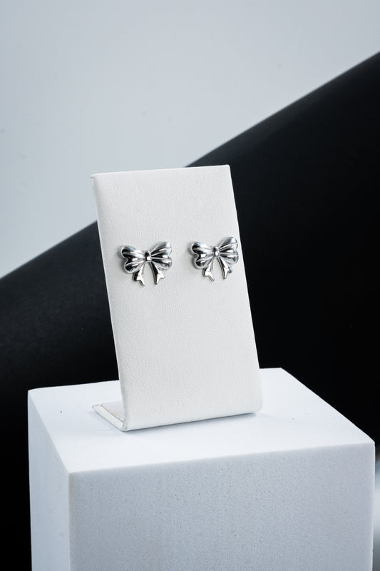 ORECCHINI FIOCCO ARGENTO