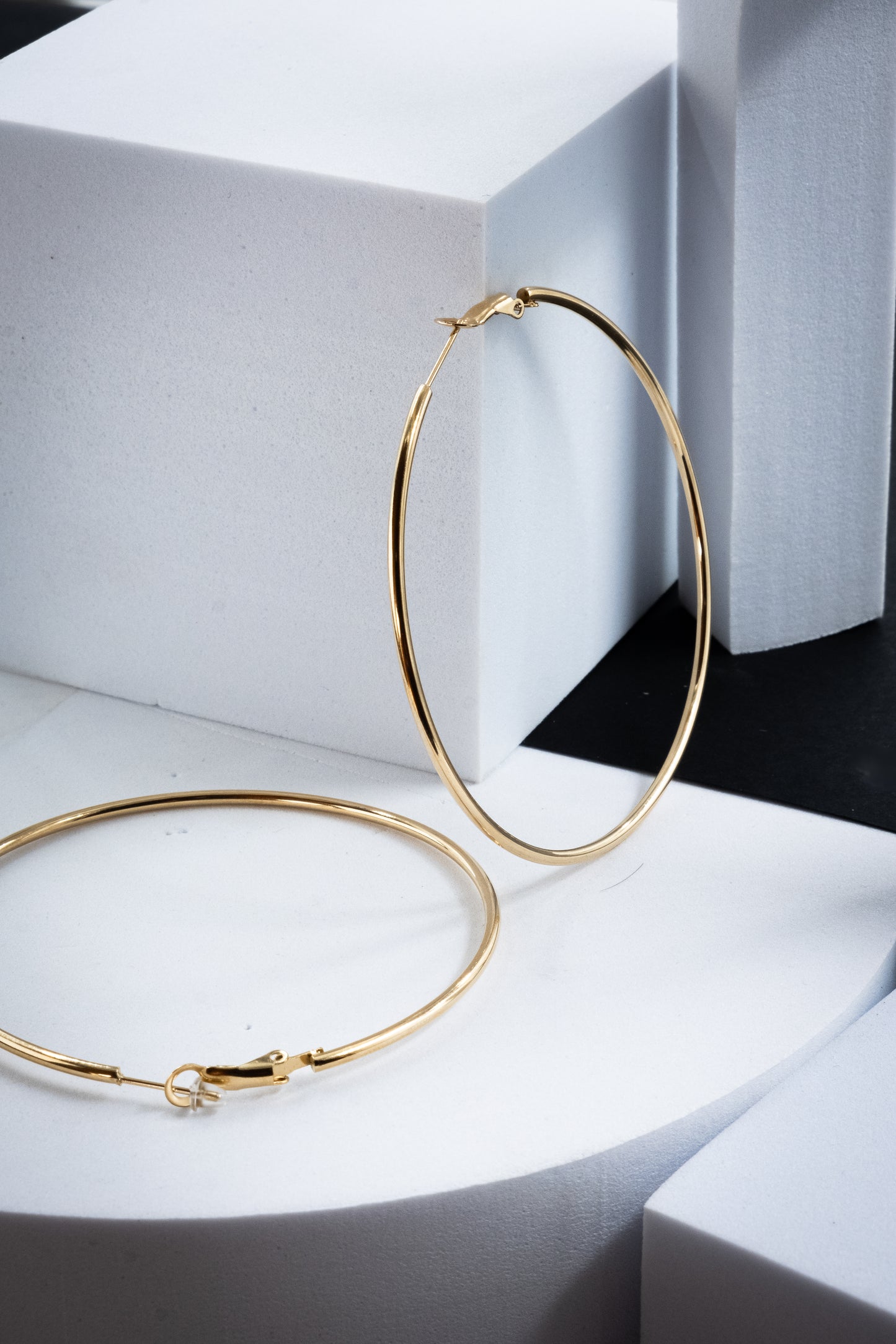 CERCHI SOTTILI ORO 70 mm