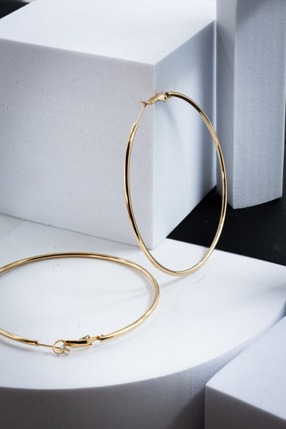 CERCHI SOTTILI ORO 70 mm