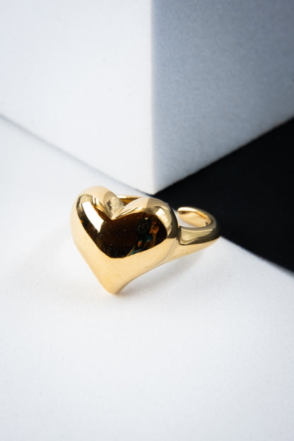 ANELLO CUORE ORO