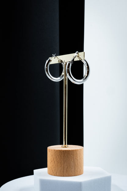 CERCHI A TUBO ARGENTO 30 mm