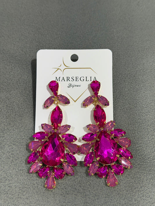 ORECCHINI FASHION FUCSIA