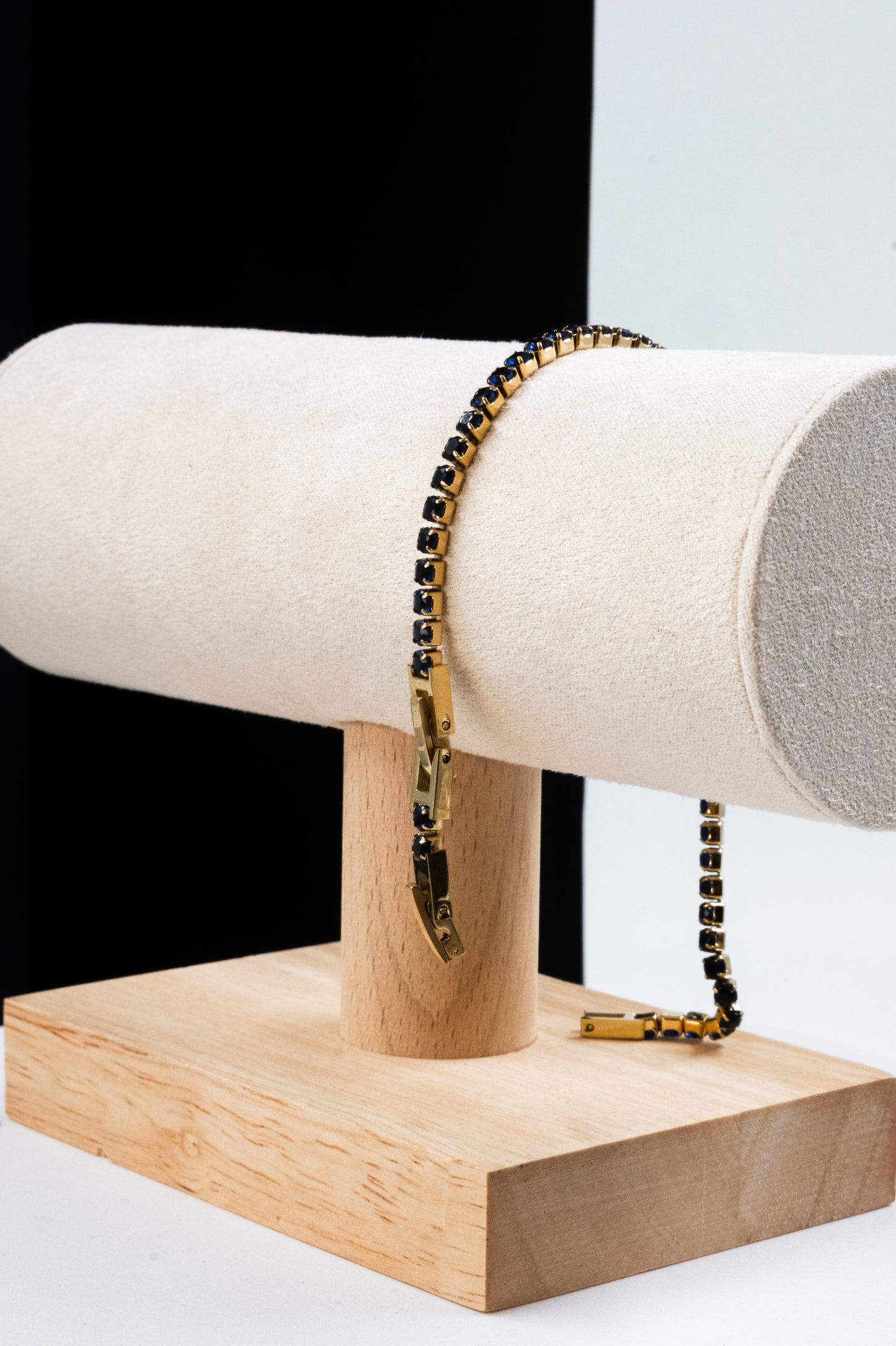 BRACCIALE TENNIS ORO & BLU