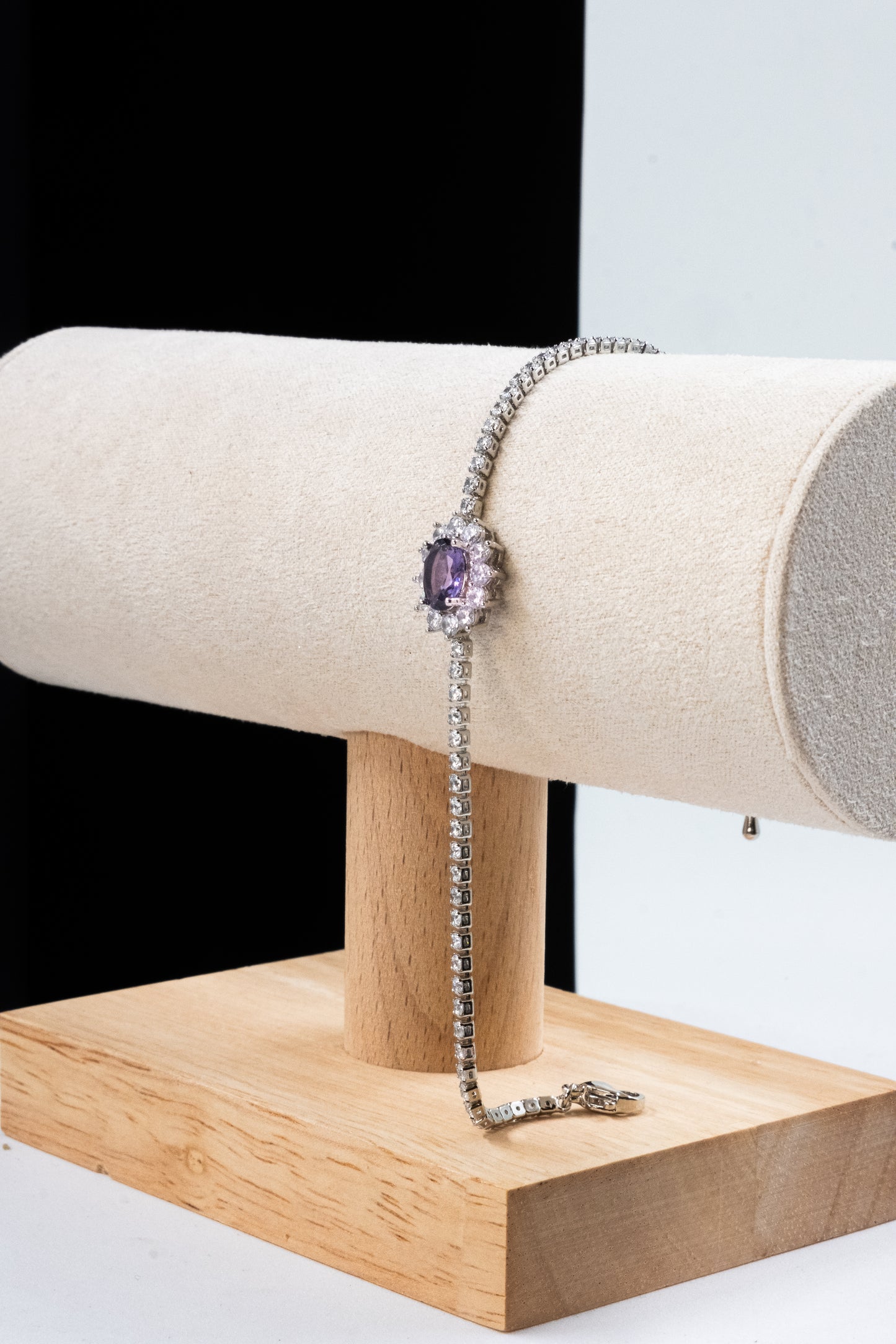 BRACCIALE KATE ARGENTO & VIOLA