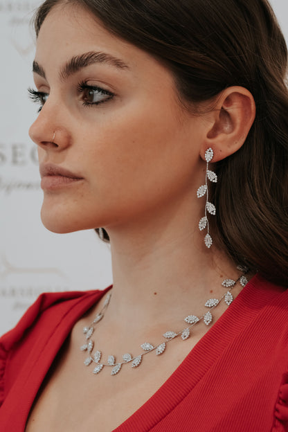 Completo "Tiffany" 3 pezzi colore argento