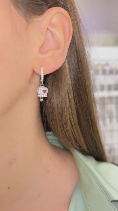 ORECCHINI CAMPANELLA ARGENTO ❤️