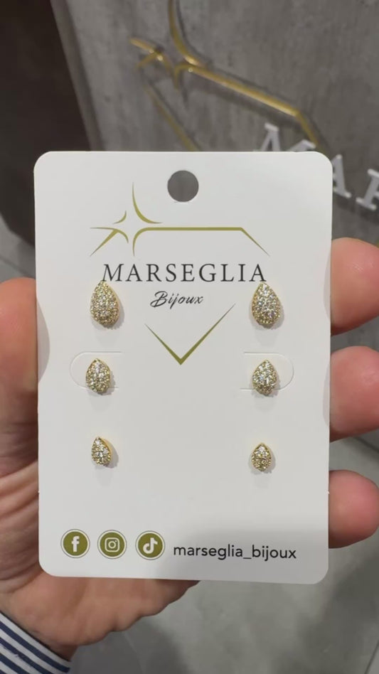 SET ORECCHINI GOCCIA