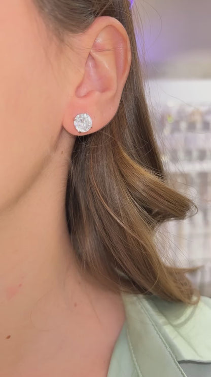 ORECCHINI PUNTO LUCE ARGENTO 6 MM